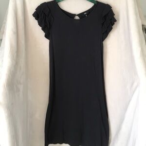 Sweater dress.  Medium 3 layer ruffle short sleeve